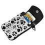 Petit sac à main pour téléphone portable avec motif manette de jeu bleue – Sangle réglable pour femmes et adolescentes – Idéal p