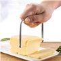 jebyltd Coupe-foie gras en acier inoxydable - Coupe-beurre - Trancheuse à fromage - Multifonction