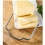 jebyltd Coupe-foie gras en acier inoxydable - Coupe-beurre - Trancheuse à fromage - Multifonction