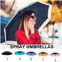 Limtula Parapluies rafraîchissants innovants avec ventilateur et brumisateur pour sports de plein air et pique-niques, Extérieur
