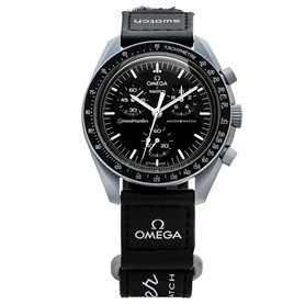 Omega x Swatch Moon Swatch Mission to The Moon Speedmaster Noir – Nouveau