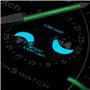 Swatch Montre bracelet Moonswatch Omega x Mission to the Moonphase Snoopy noir, Noir
