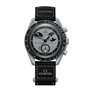 Swatch Montre bracelet Moonswatch Omega x Mission to Earthphase en biocéramique