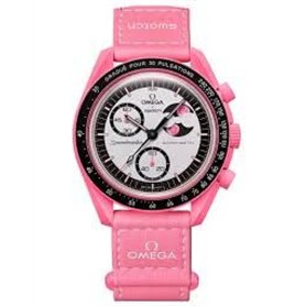 Swatch Montre bracelet Moonswatch Omega x Mission to the Pink Moonphase