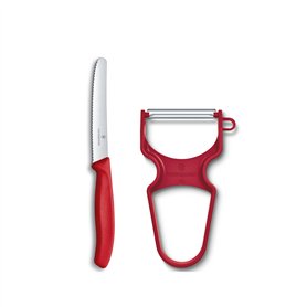 Victorinox Swiss Classic Set 2 Couteaux d'Office avec Éplucheur