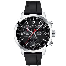 Tissot Orologio PRC 200 Chronograph 43mm Nero quarzo Acciaio T114.417.17.057.00 - Default Title
