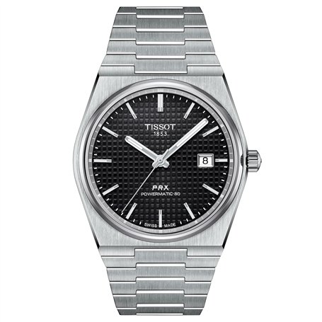 TISSOT Montre PRX Automatique 40mm Cadran Noir. T1374071105100