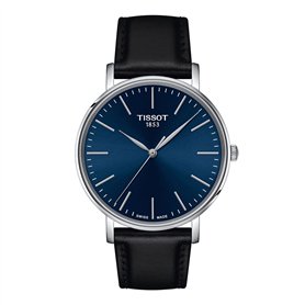 Tissot Everytime Gent blue watch only time man leather strap T143.410.16.041.00