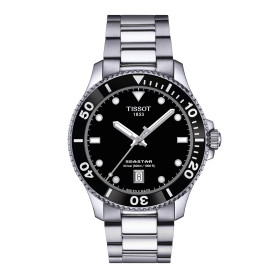 Tissot Seastar 1000 40 mm time only watch black dial T120.410.11.051.00