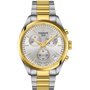 Tissot PR 100 Chronograph Bicolor T141.417.22.031.00 Men's Watch in Steel and Gold