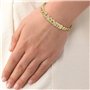 Lacoste Bracelet en Chaîne pour Femme Collection SCRIPT en Or Jaune avec des Cristaux - 2040063
