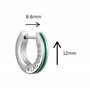 Lacoste Boucles d'Oreilles Hinge pour Homme Collection LACOSTE BASELINE en Acier Inoxidable - 2040087