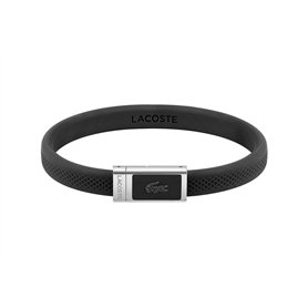 Lacoste Bracelet en Silicone pour Homme Collection LACOSTE.12.12 Embelli avec Motif Petit Piqué - 2040114