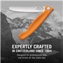 Victorinox, Swiss Classic, Couteau à tomates et de table professionnel, Lame extra-tranchante, tranchant cranté, 11 cm, Acier in