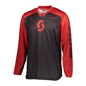 Scott 350 Track Maillot motocross Noir/Rouge L