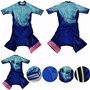 Combinaison de triathlon for femme, maillot de cyclisme d'été à manches courtes avec poches, combinaison de cyclisme en montagne