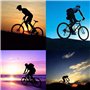 Combinaison de triathlon for femme, maillot de cyclisme d'été à manches courtes avec poches, combinaison de cyclisme en montagne