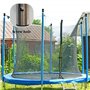 4 pièces de remplacement de poteaux de trampoline poteaux de filet de trampoline de 77 pouces avec mousse poteaux de boîtier en 