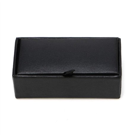 YOUNAFEN Boîte de rangement en cuir synthétique pour boutons de manchette - Écrin de rangement pour boutons de manchette - Écrin
