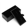 YOUNAFEN Boîte de rangement en cuir synthétique pour boutons de manchette - Écrin de rangement pour boutons de manchette - Écrin