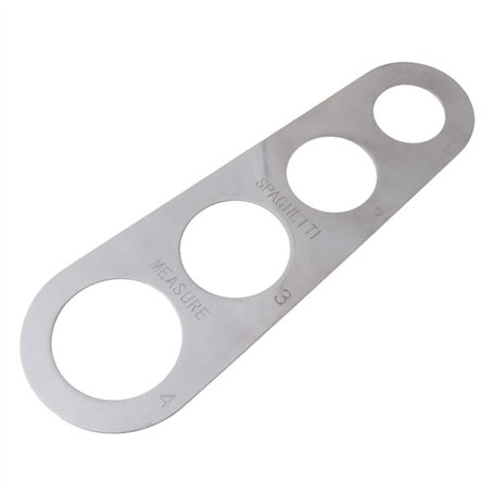 YOUNAFEN Doseur à spaghetti à 4 trous en acier inoxydable - Règle de cuisine - Outil de mesure sans ruban - Outil de mesure pour