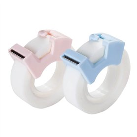 Lot de 2 rouleaux de ruban adhésif invisible blanc de 1