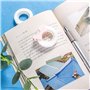 Lot de 2 rouleaux de ruban adhésif invisible blanc de 1,3 cm avec dévidoir de ruban adhésif pour enfants, support de recharge de