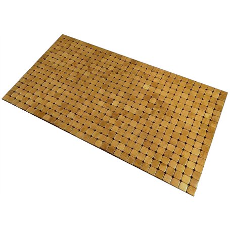 Kos Design Tapis de Sol en Bambou pour Salle de Bain Toilettes Chambre Cuisine intérieur extérieur paillasson 80 X 45 cm