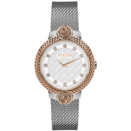 Versus Versace Femmes Analogique Quartz Montre avec Bracelet en Acier Inoxydable VSPLK1520