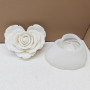 ZwaitL Moule en silicone en forme de rose pour bougie parfumée