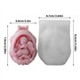 ZwaitL Moule robuste en silicone souple pour œufs de bébé pour décorations de Pâques et fabrication de bougies parfumées