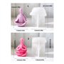 ZwaitL Moule flexible en silicone en forme de tortue pour bougies parfumées pour aromathérapie, décoration faite à la main