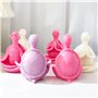 ZwaitL Moule flexible en silicone en forme de tortue pour bougies parfumées pour aromathérapie, décoration faite à la main