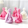 ZwaitL Moule flexible en silicone en forme de tortue pour bougies parfumées pour aromathérapie, décoration faite à la main