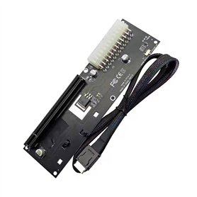 Adaptateur hôte PCIE3.0 M-key M.2 vers SFF-8612 SFF-8611 pour ordinateur portable carte graphique externe