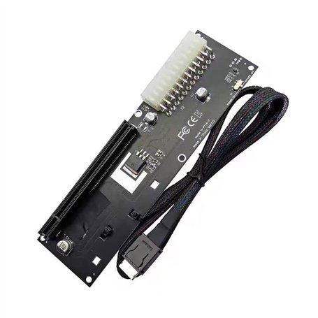 Adaptateur hôte PCIE3.0 M-key M.2 vers SFF-8612 SFF-8611 pour ordinateur portable carte graphique externe