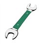 JSGHGDF Clé à molette fine double tête ouverte extrémité double usage petite clé à molette pour outils à main de matériel d'entr