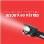 Eveready Lampe frontale LED rechargeable, lampe frontale lumineuse, résistante à l'eau et incassable, idéale pour le travail, le