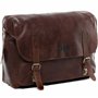 SID & VAIN Serviette Ordinateur Eton | Compartiment 15" Laptop Cuir véritable | Cartable Porte-Document attaché-Case XL Grand Ho