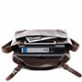 SID & VAIN Serviette Ordinateur Eton | Compartiment 15" Laptop Cuir véritable | Cartable Porte-Document attaché-Case XL Grand Ho