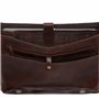 SID & VAIN Serviette Ordinateur Eton | Compartiment 15" Laptop Cuir véritable | Cartable Porte-Document attaché-Case XL Grand Ho