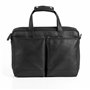 BACCINI Sac bandoulière Ordinateur Marco | Compartiment 15" Laptop Cuir véritable | Sacoche Porte-Document en bandoulière Grand 
