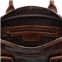 SID & VAIN Sac bandoulière Ordinateur 15.4 Pouces Stoked Cuir véritable |Sacoche Porte-Document en bandoulière Grand Homme Marro