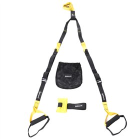 GladiatorFit Sangles de Suspension Ajustables en Nylon pour Training Musculation - Idéales pour Core Training - Gainage et Physi