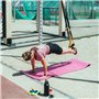 GladiatorFit Sangles de Suspension Ajustables en Nylon pour Training Musculation - Idéales pour Core Training - Gainage et Physi