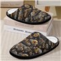 NNCSNE Tracteur véhicule de construction Chaussons en coton chaud Maison Pantoufles antidérapantes en coton Pantoufles Maison Hô
