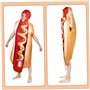XJKLBYQ Costume de hot-dog d'Halloween pour enfants, costume de hot-dogs enfants, sans manches réalistes et drôles, costumes rob