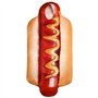 Costume de hot-dogs sans manches réaliste et drôle