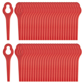 Lot de 50 lames en plastique PA6 compatibles avec les coupe-bordures Ferrex