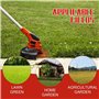 Lot de 50 lames en plastique PA6 compatibles avec les coupe-bordures Ferrex, lames de rechange pour coupe-bordure sans fil Ferre